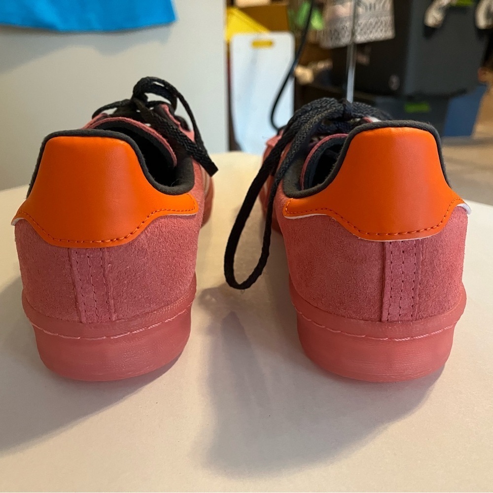Adidas Originals Campus 80’s New York Coral Suede Sneakers Mens 9/Womens 10.5 - Picture 4 of 12